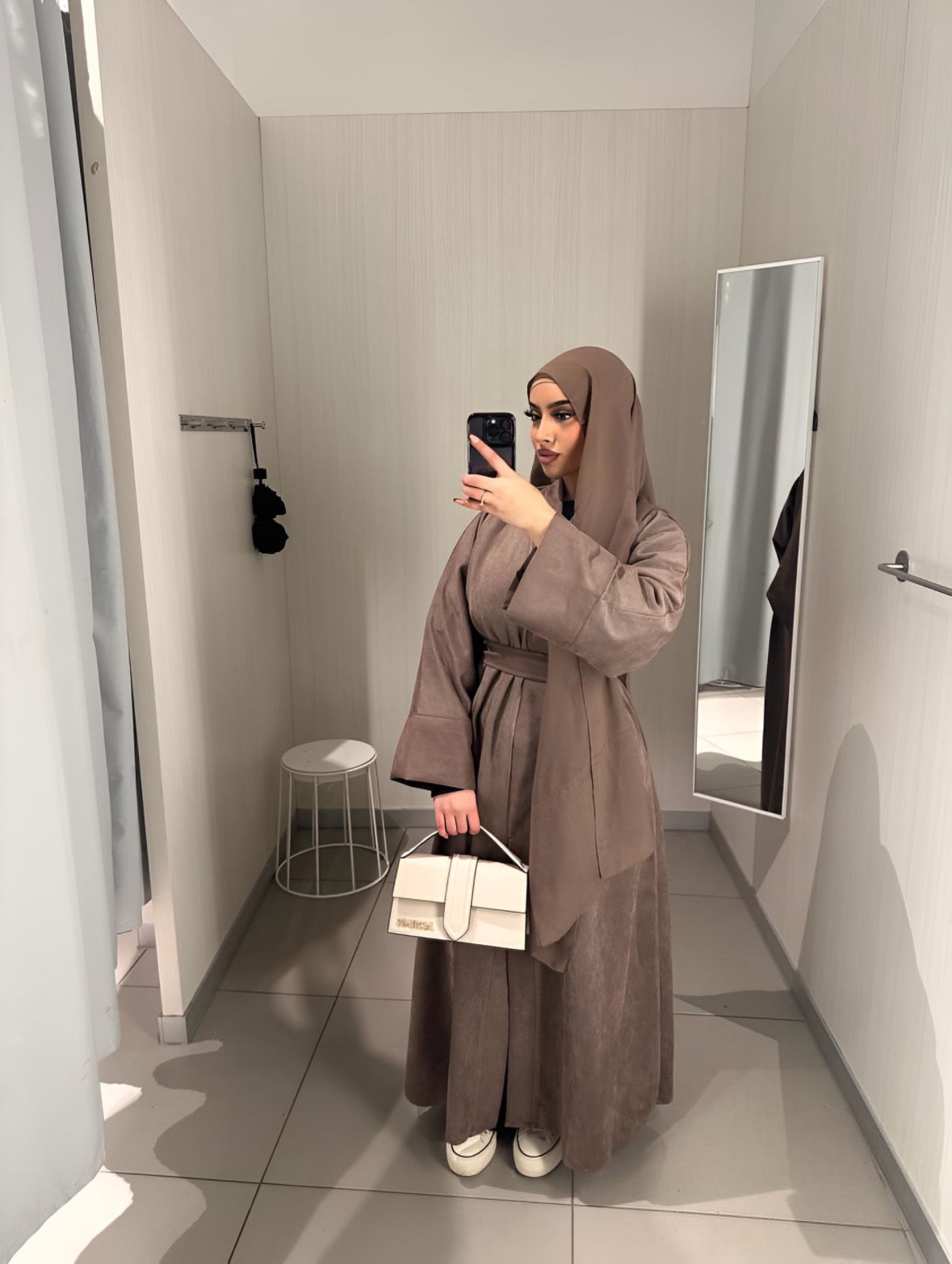 Suede Winter Abayas