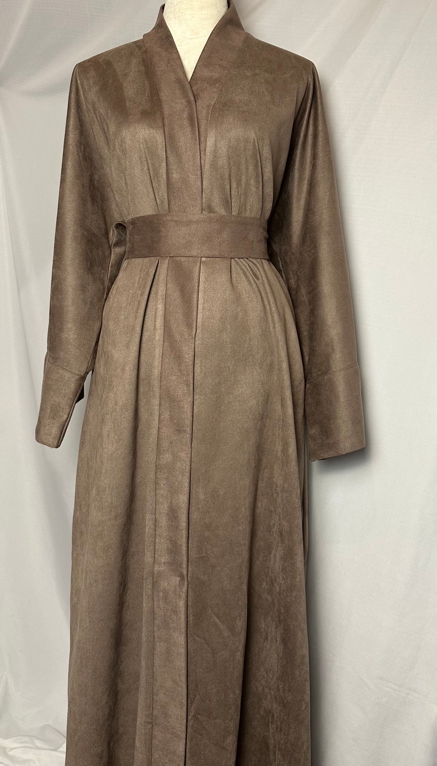 Suede Winter Abayas