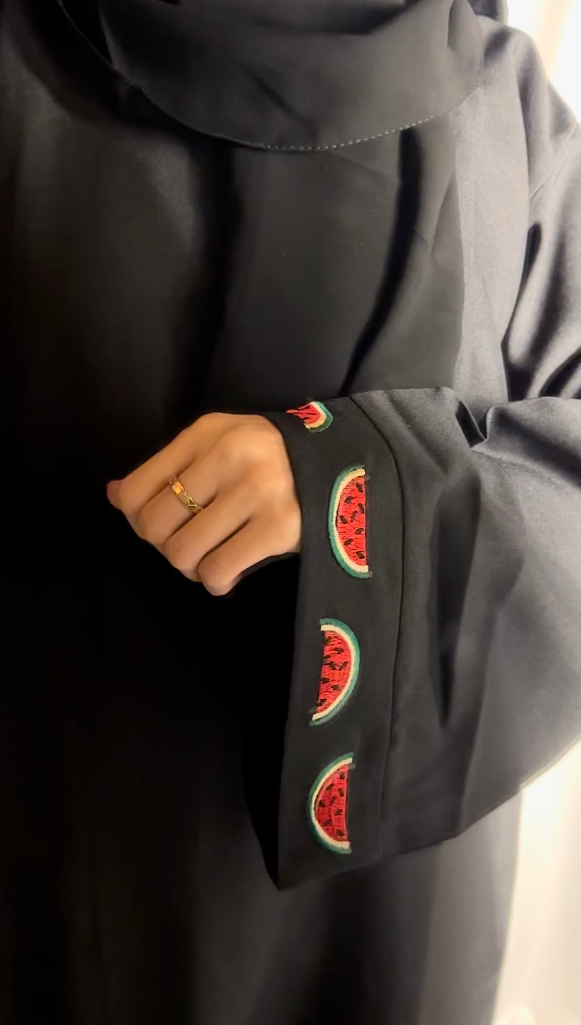 Watermelon Linen Abaya🇵🇸