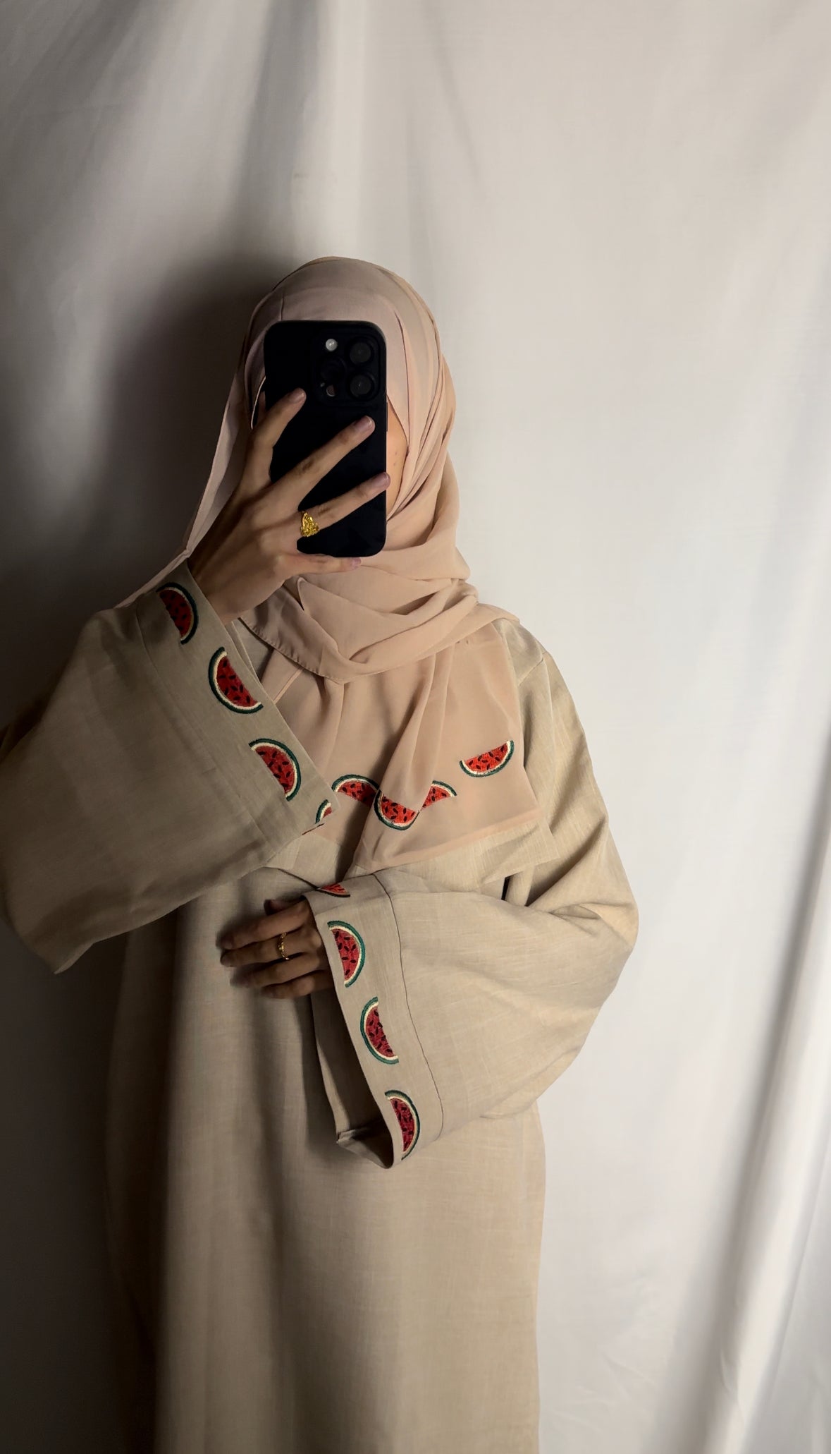 Watermelon Linen Abaya🇵🇸