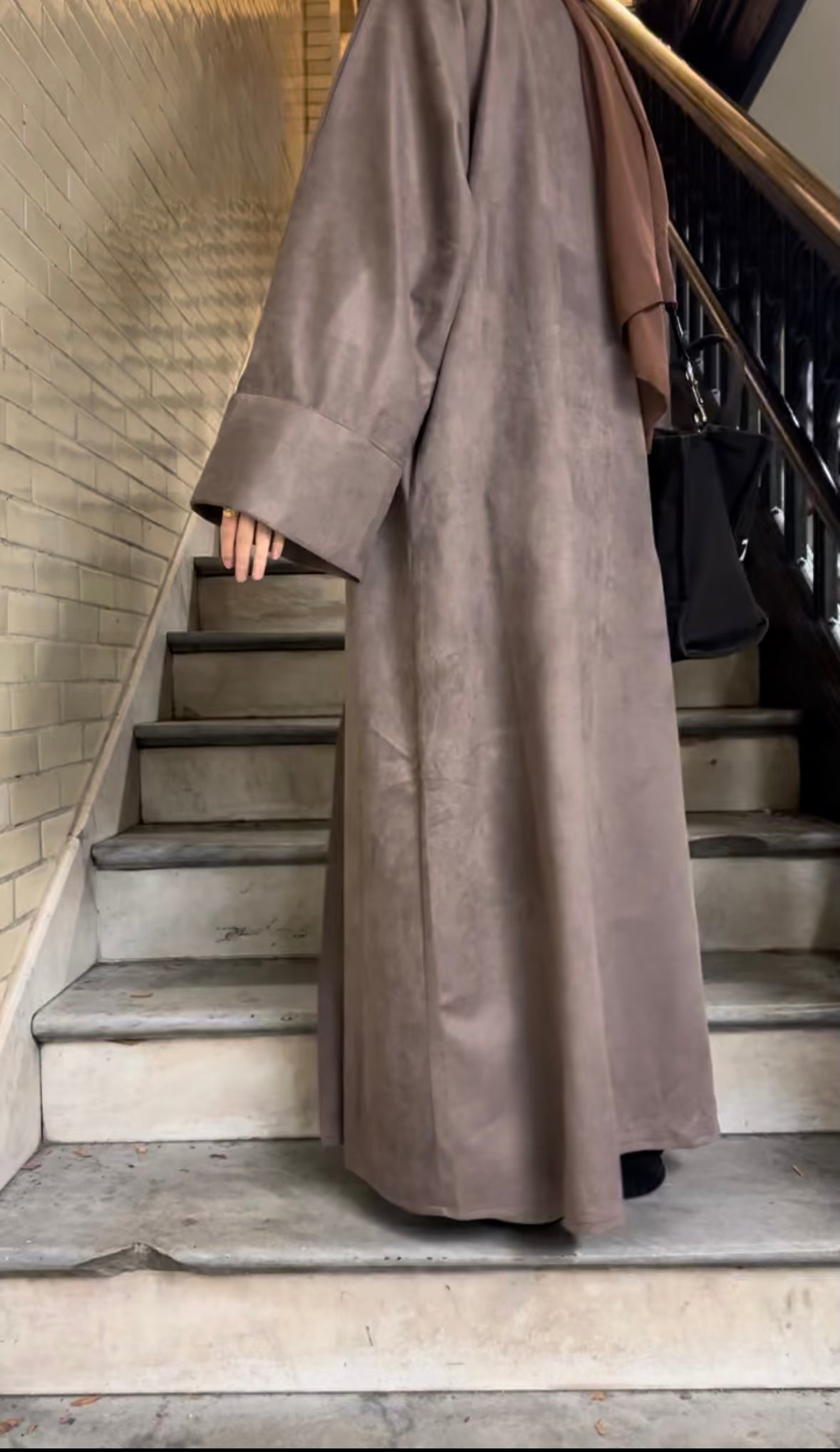 Suede Winter Abayas