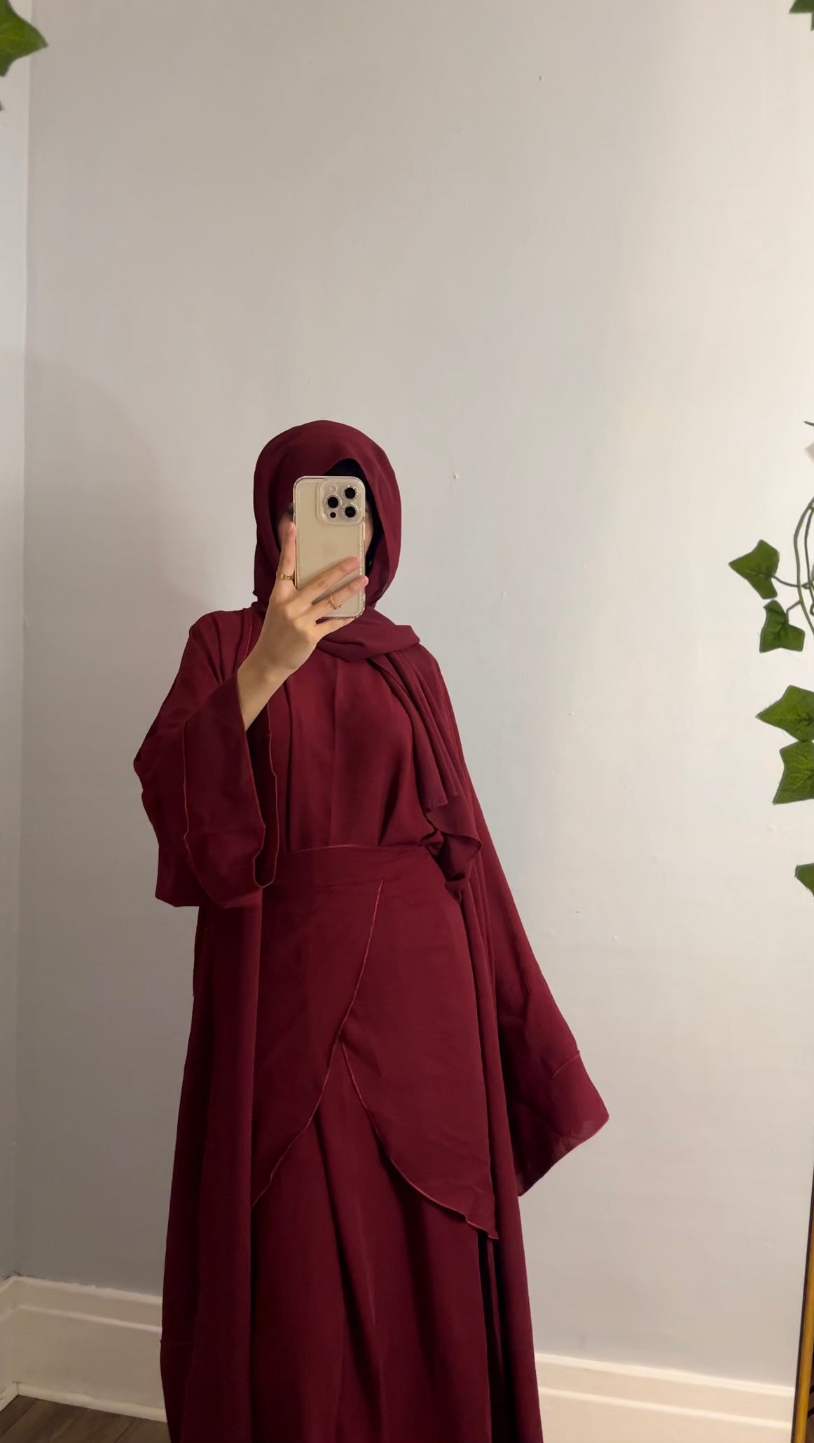 Amal- 3 Piece Abaya Set