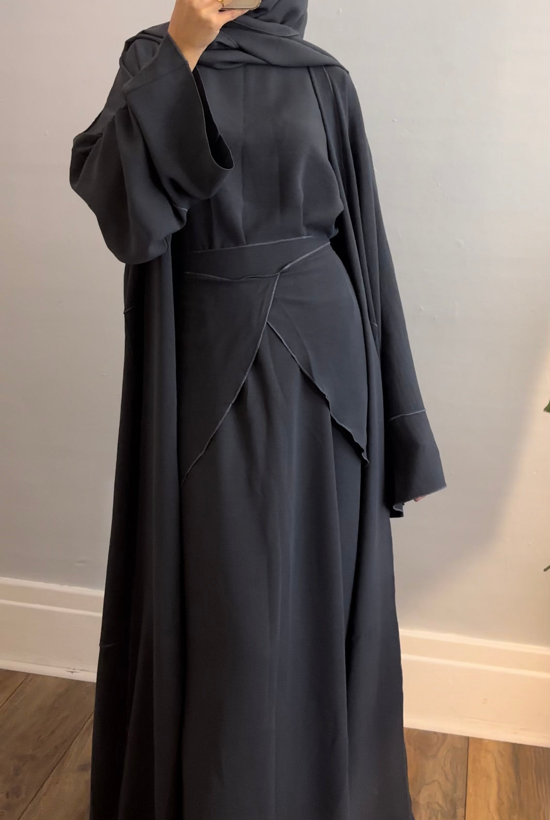 Amal- 3 Piece Abaya Set