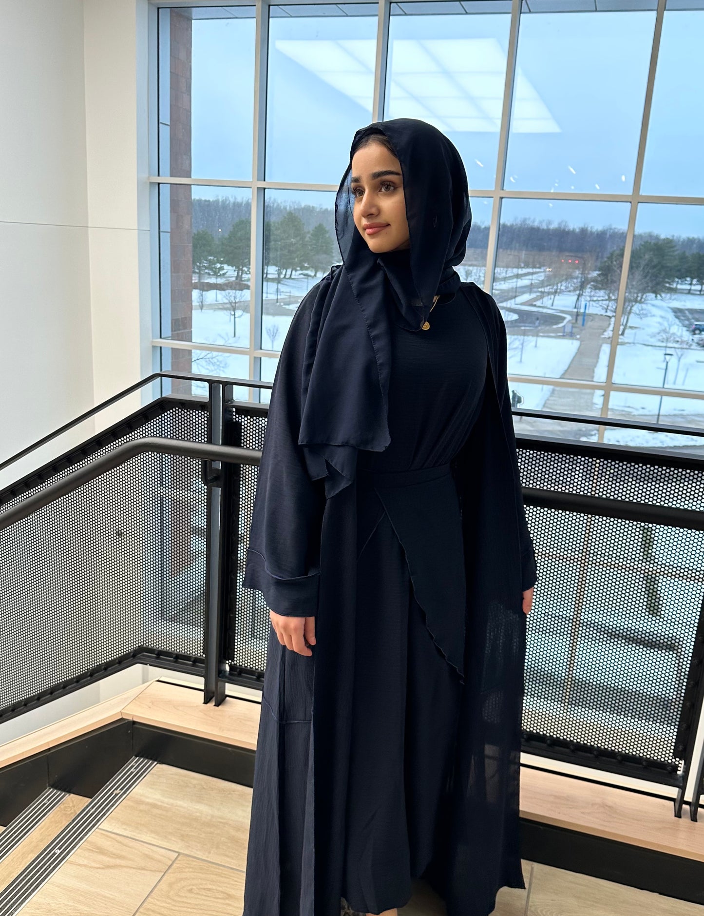 Amal- 3 Piece Abaya Set